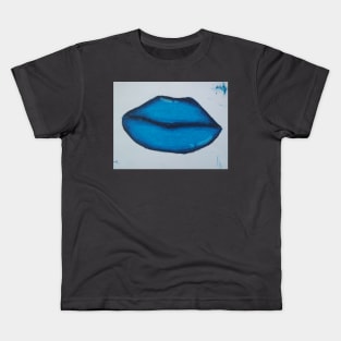 Blue Lips Kids T-Shirt